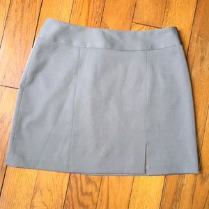 Poleci mini business skirt office gray grey 8 work